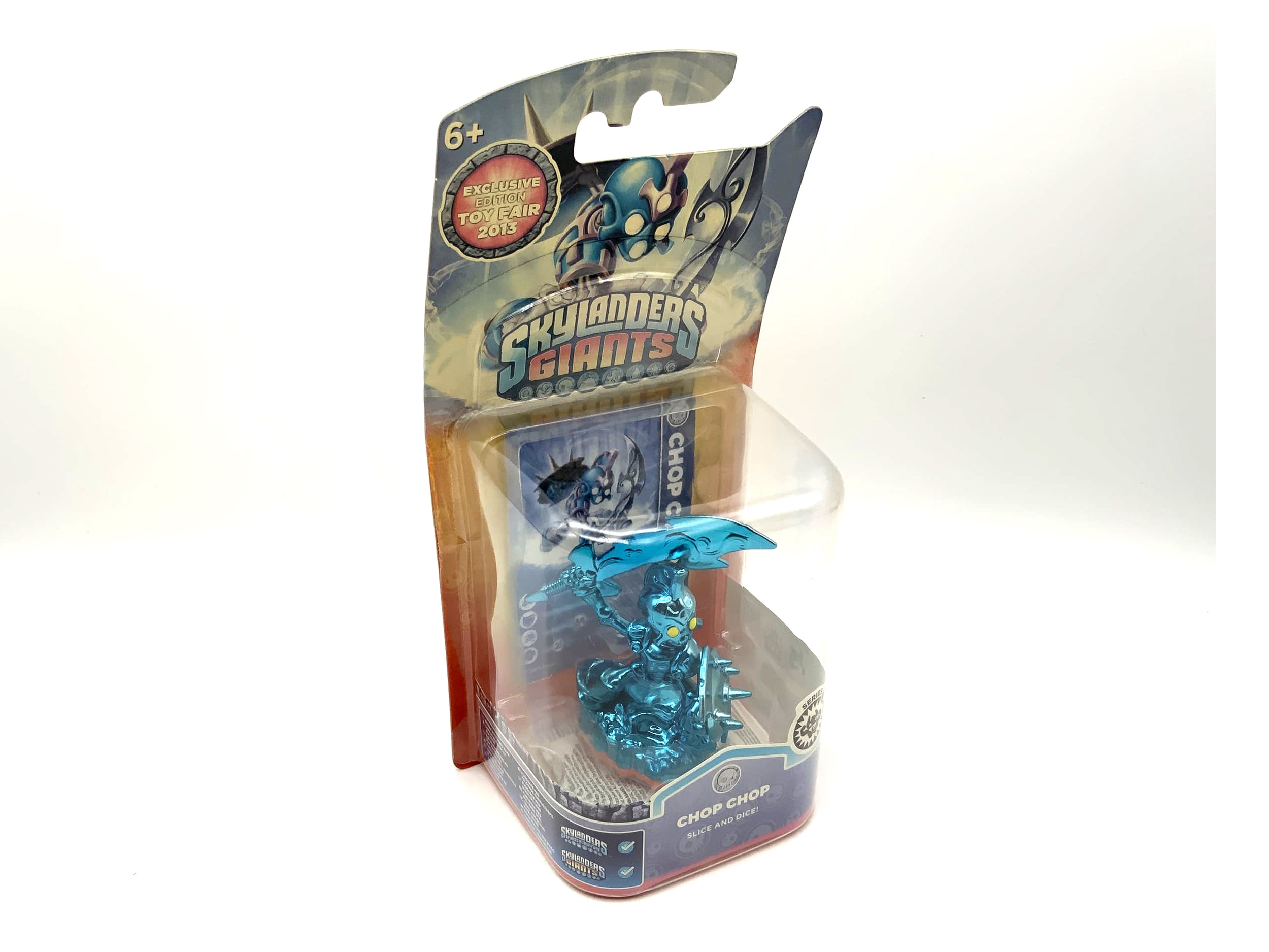 Chop Chop bleu métallisé Skylanders Giants édition exclusive Toy Fair 2013 rare