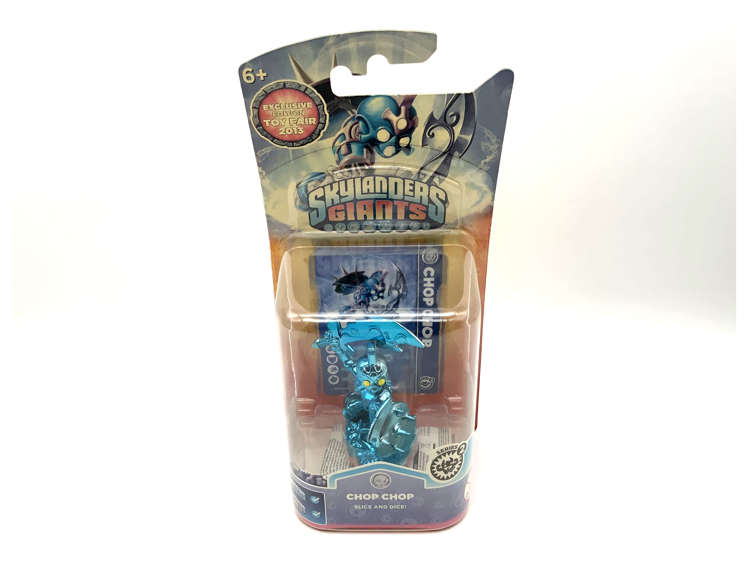 Chop Chop bleu métallisé Skylanders Giants édition exclusive Toy Fair 2013 rare