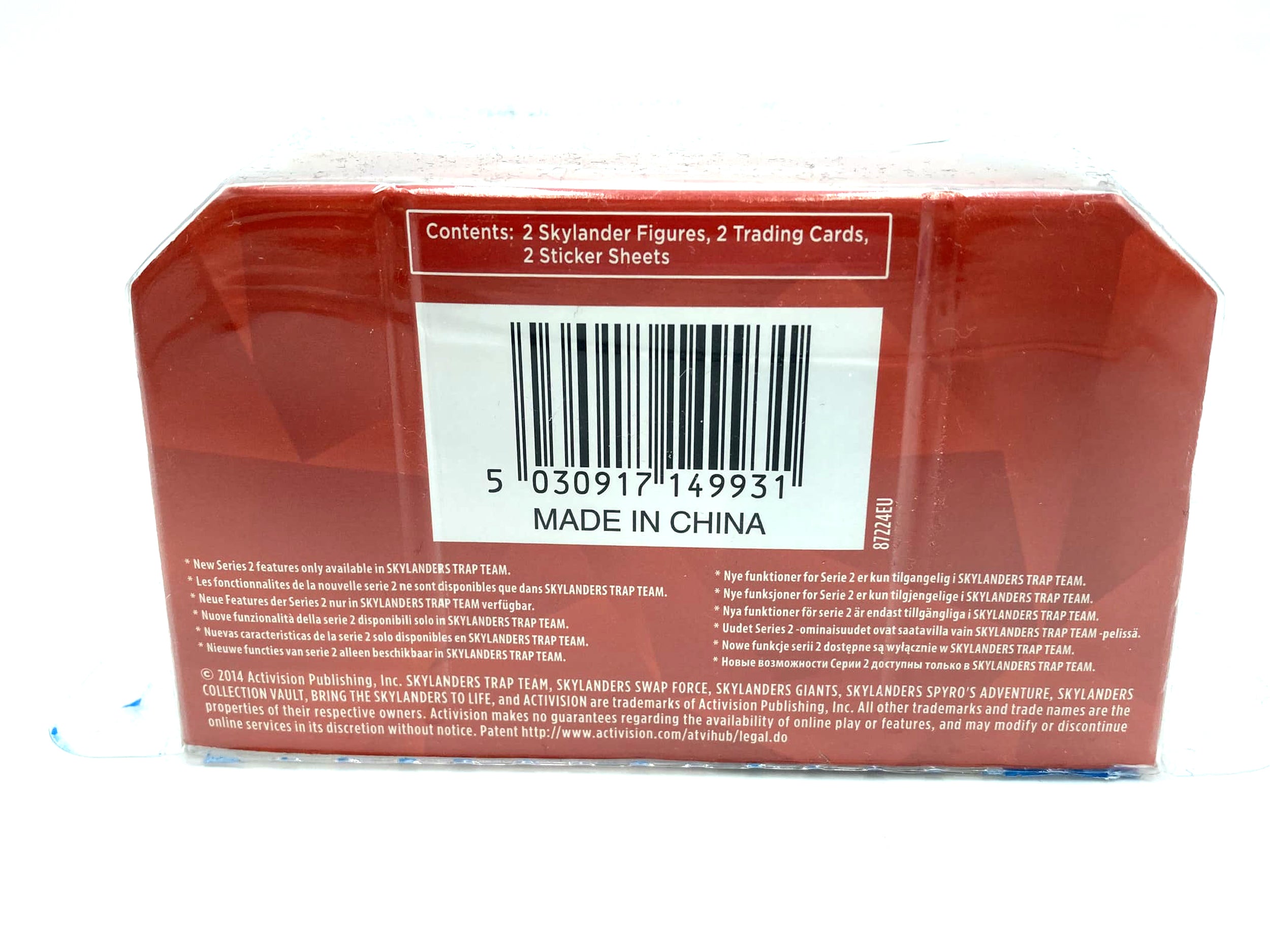 Skylanders Trap Team Hog Wild Fryno &amp; Small Fry Duo Pack OVP endommagé