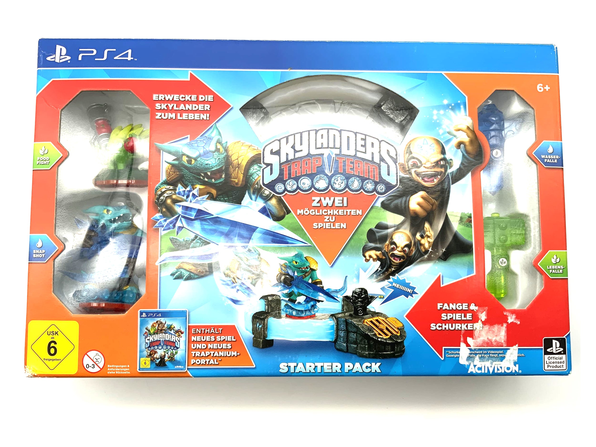 Pack de démarrage Skylanders Trap Team dans son emballage d'origine pour Sony Playstation 4 PS4