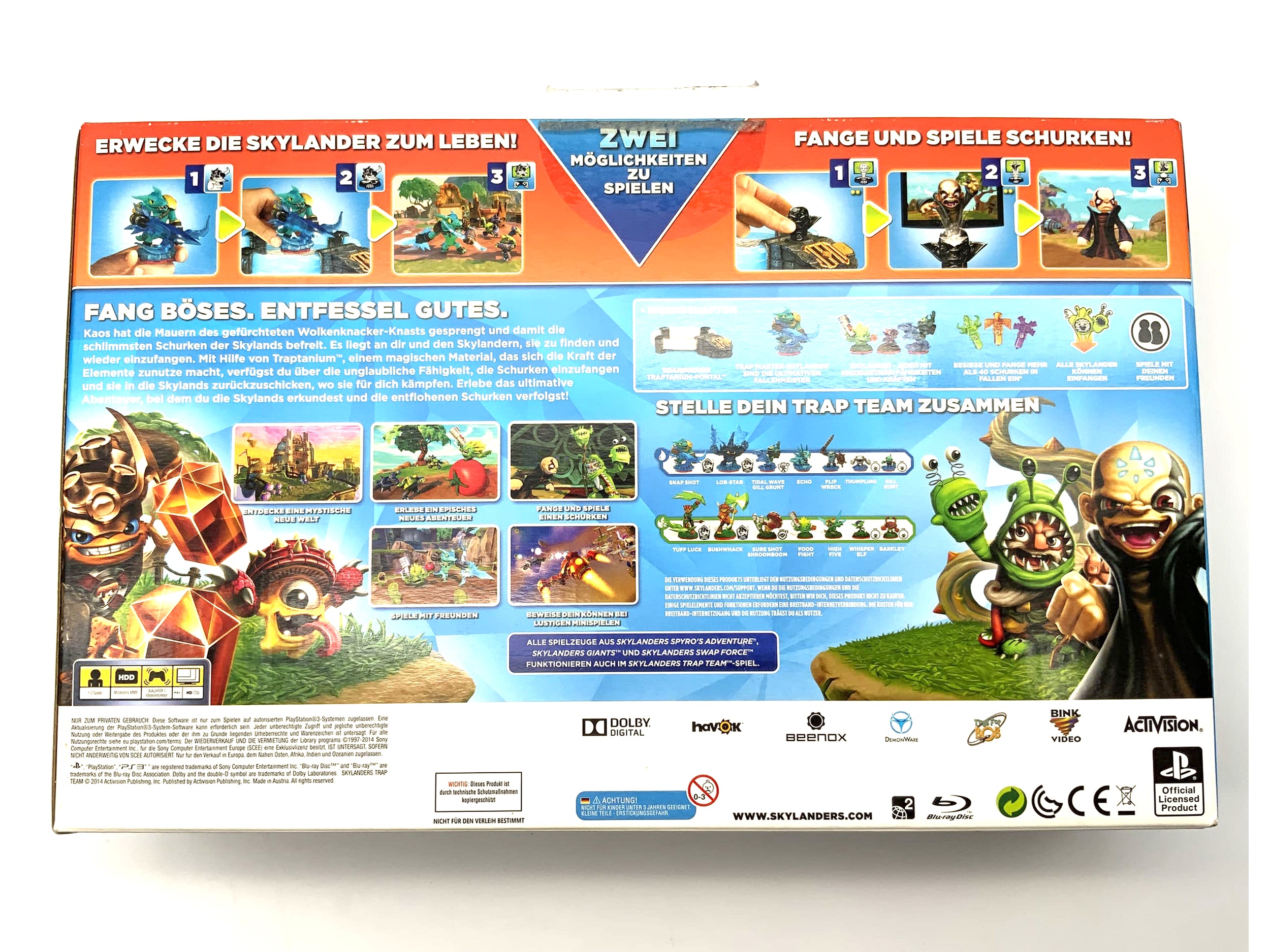 Pack de démarrage Skylanders Trap Team dans son emballage d'origine pour Sony Playstation 3 PS3