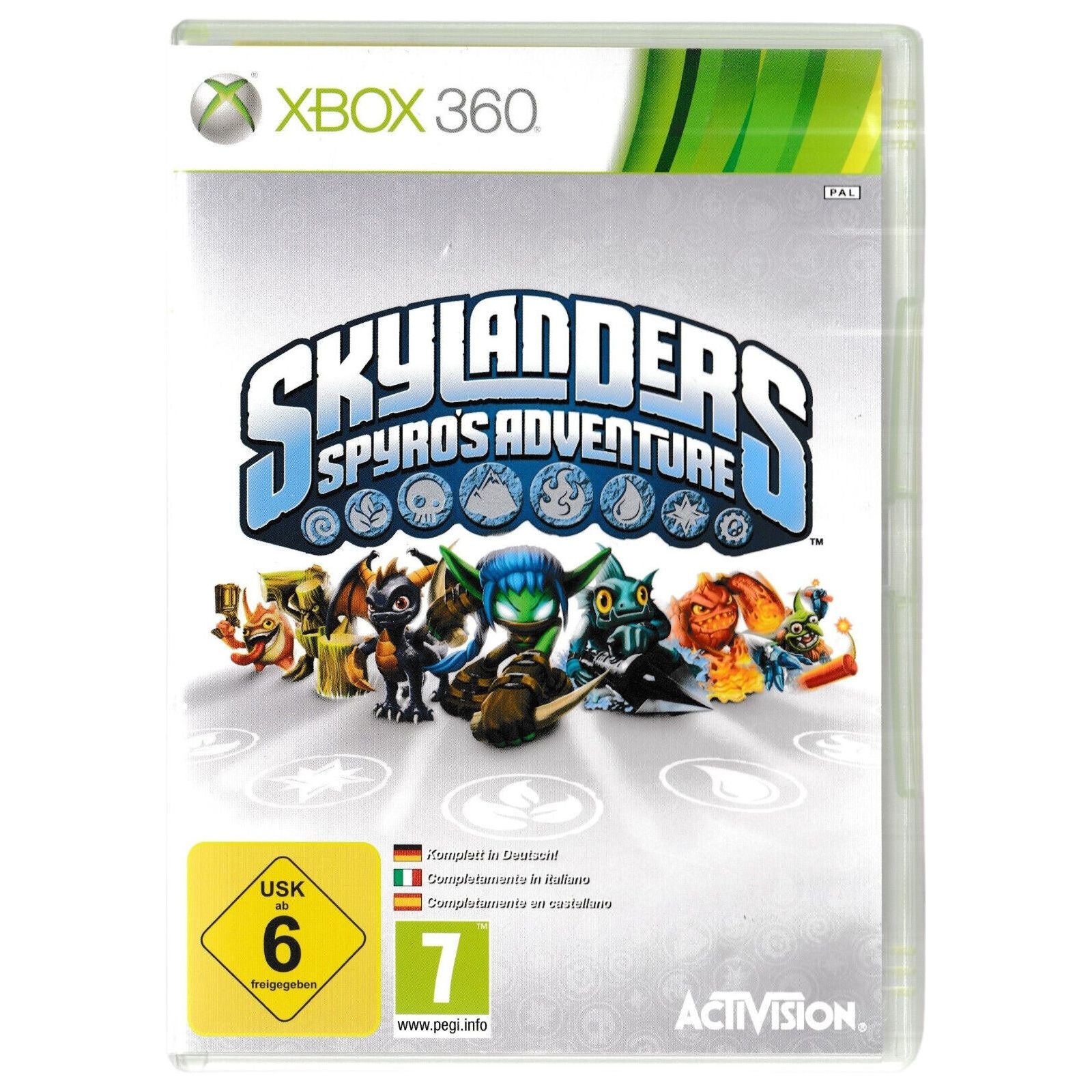 Jeu d'aventure Skylanders Spyros pour Xbox 360