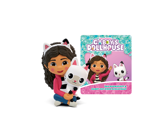 Figurines Tonie La maison de poupée de Gabby Le vaisseau spatial / Gabby a un hoquet Figurine audio pour Toniebox