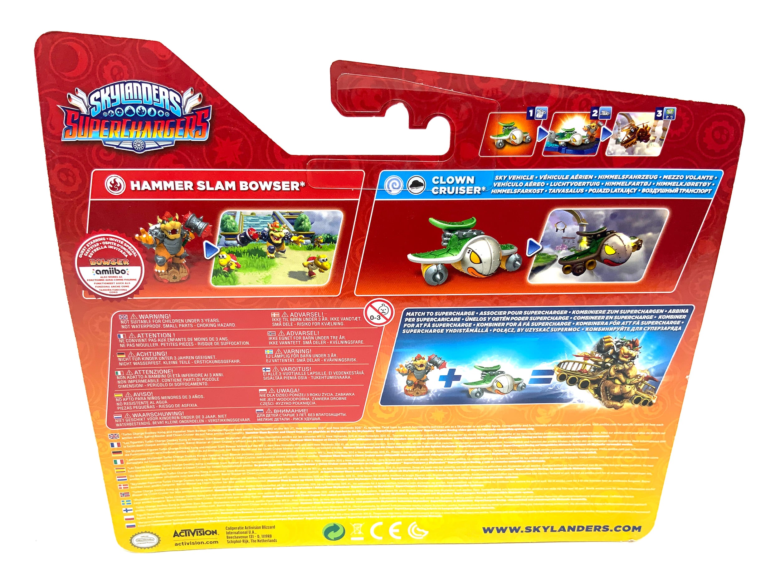 Skylanders Superchargers Nintendo Supercharged Combo Pack Bowser in OVP Amiibo