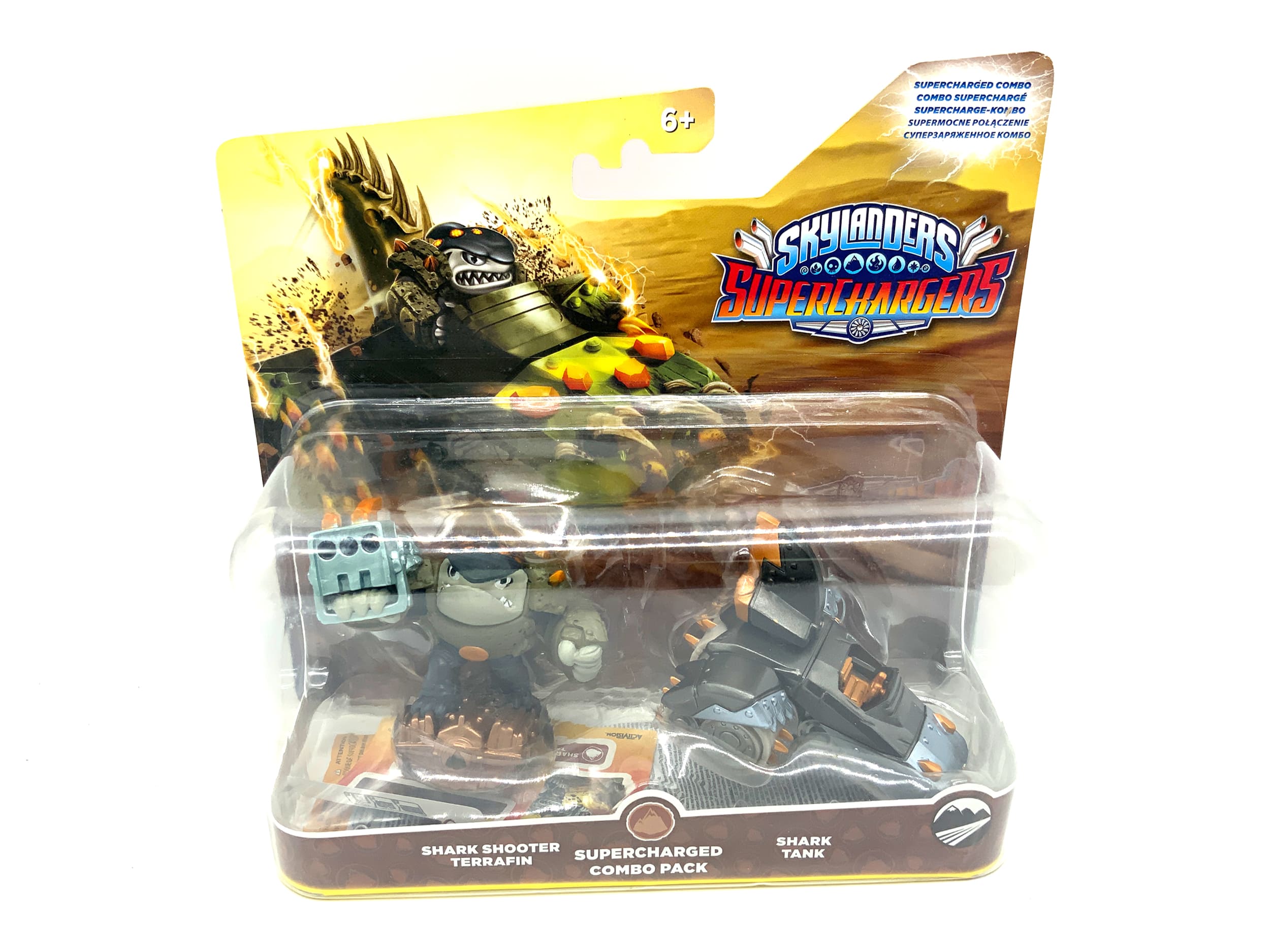 Skylanders Superchargers Supercharged Combo Pack Terrafin & Shark Tank in OVP