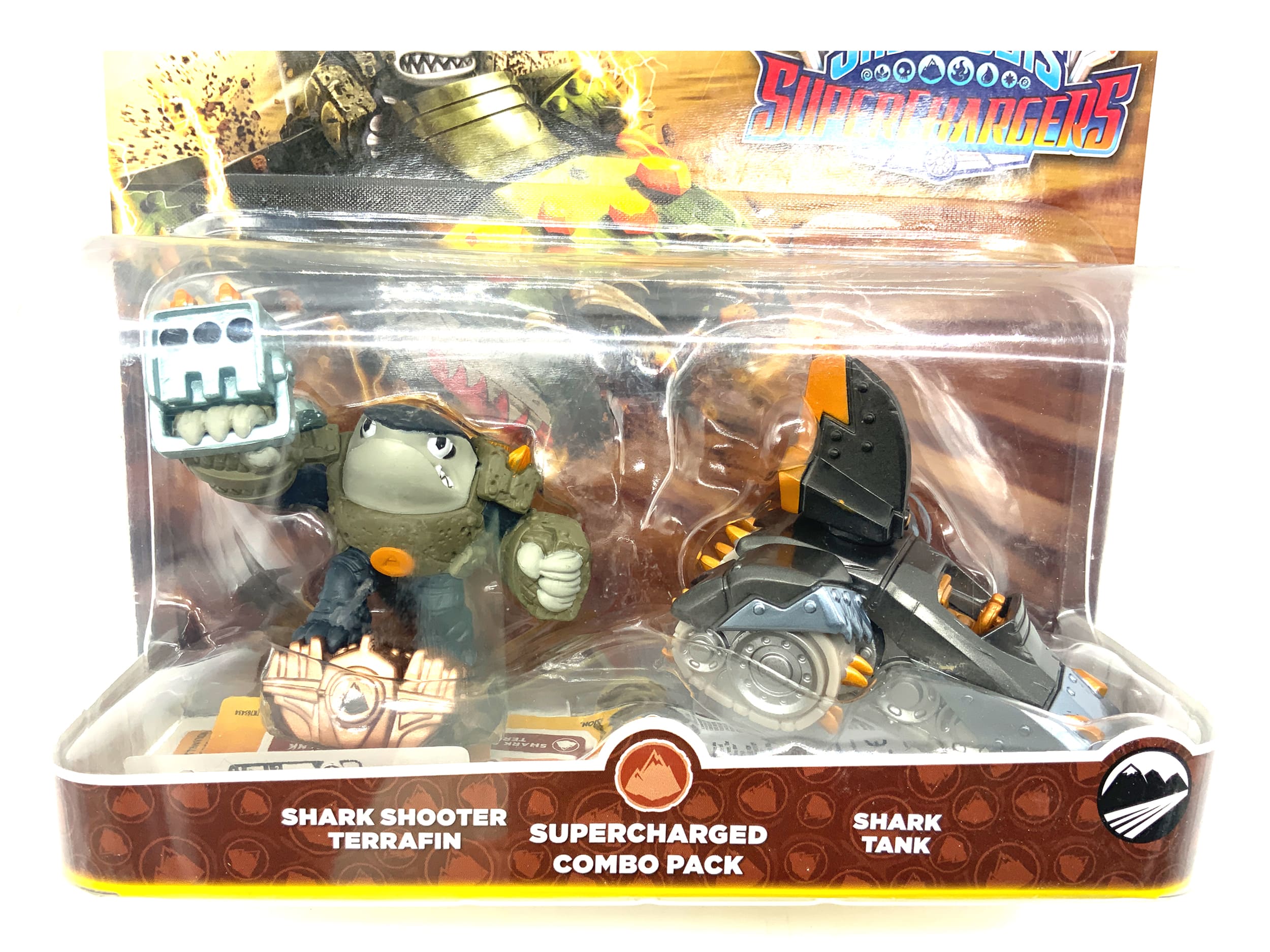 Skylanders Superchargers Supercharged Combo Pack Terrafin & Shark Tank in OVP