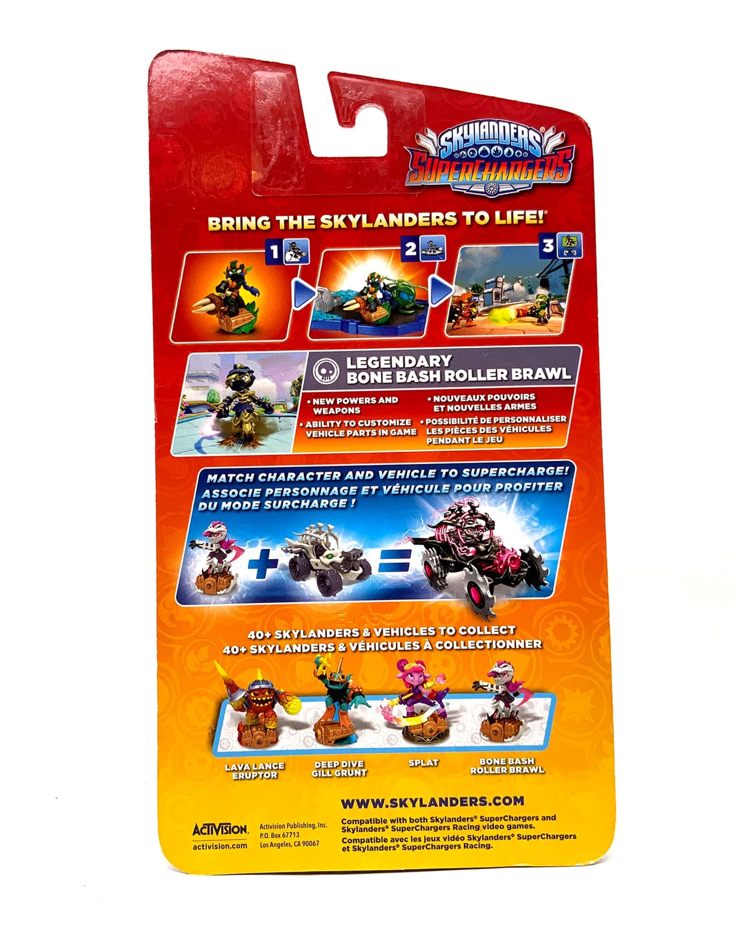 Skylanders Superchargers Legendary Bone Bash Roller Brawl in OVP