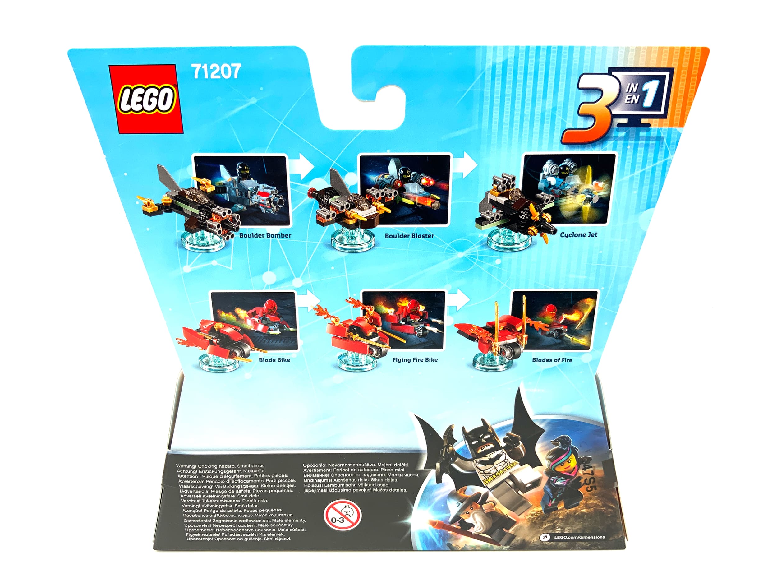 LEGO® Dimensions Team Pack 71207 Ninjago - Cole & Boulder Bomber, Kai Blade Bike