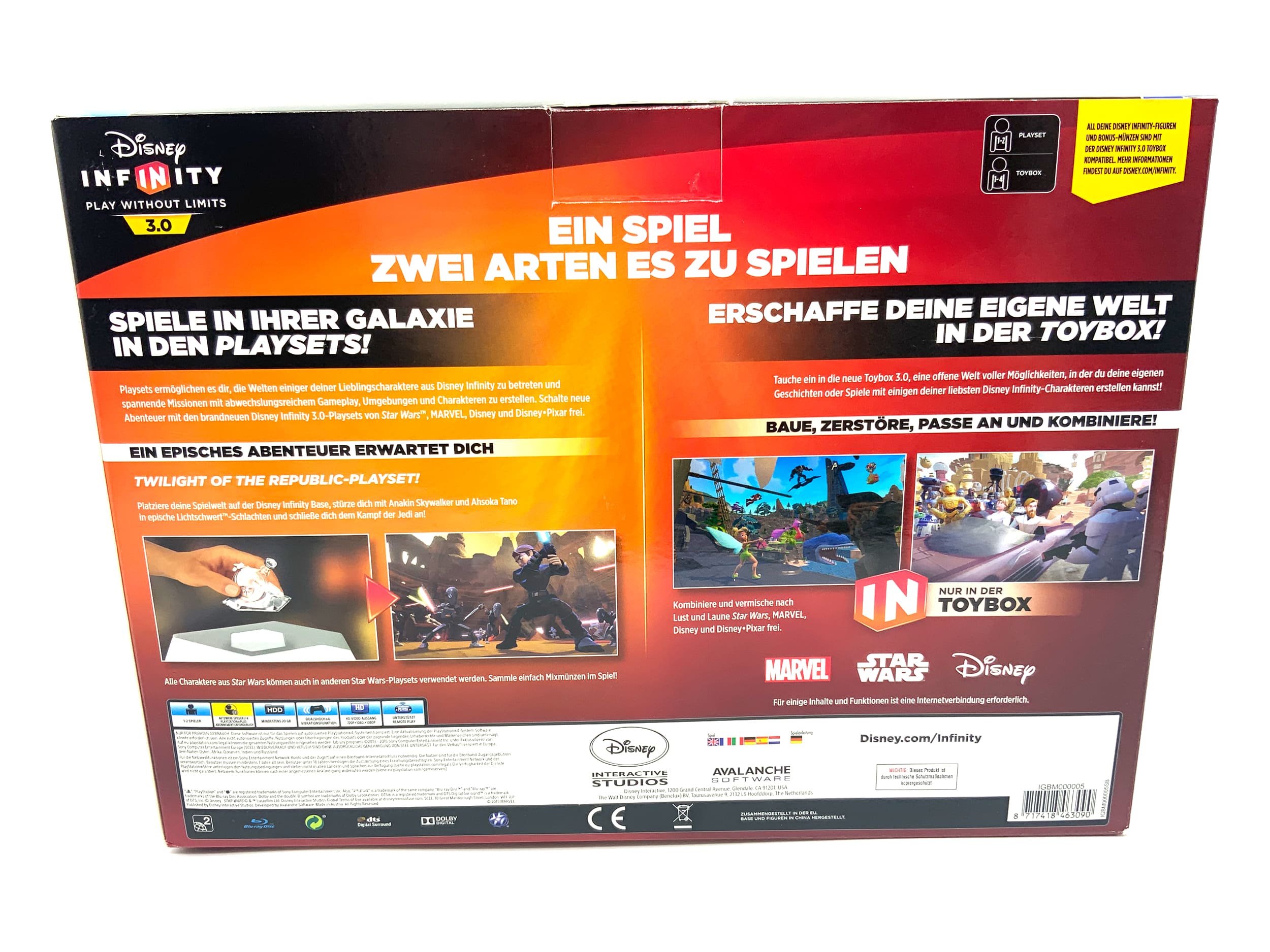 Disney Infinity 3.0 Starterset für Sony Playstation 4 Starter Pack PS4