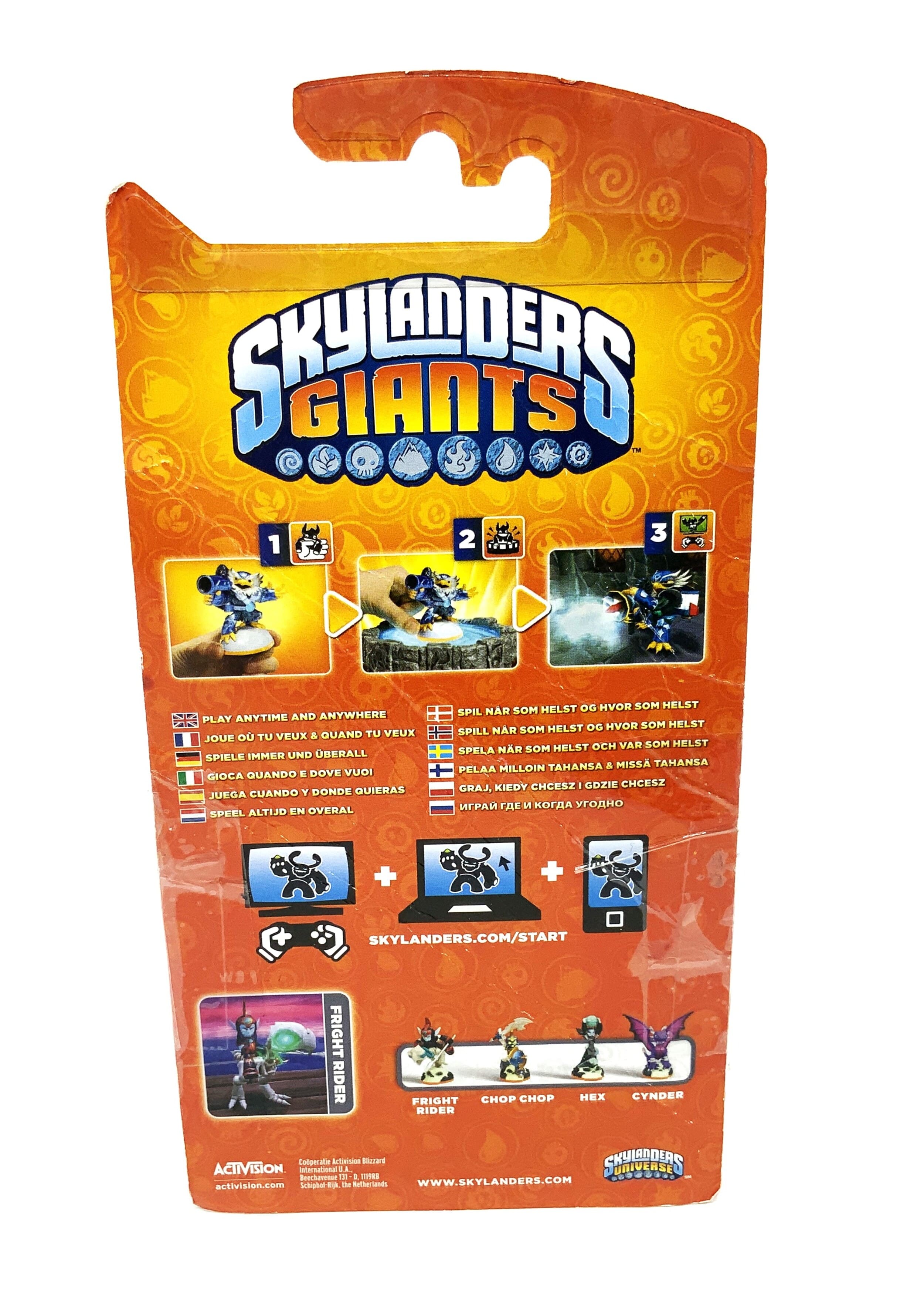 Skylanders Giants Fright Rider Glow in the Dark (OVP)
