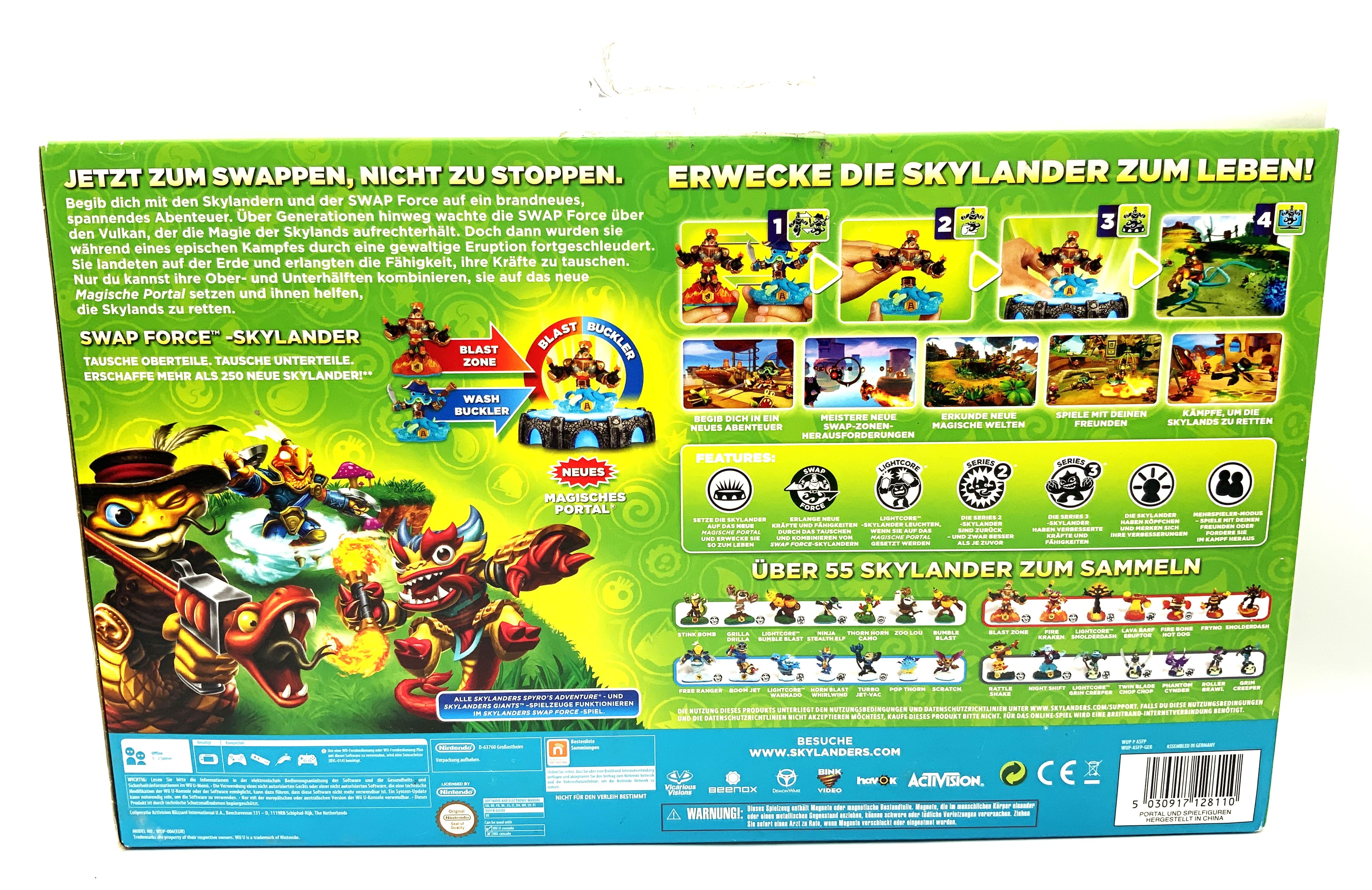 Coffret de démarrage Skylanders Swap Force pour Nintendo Wii U