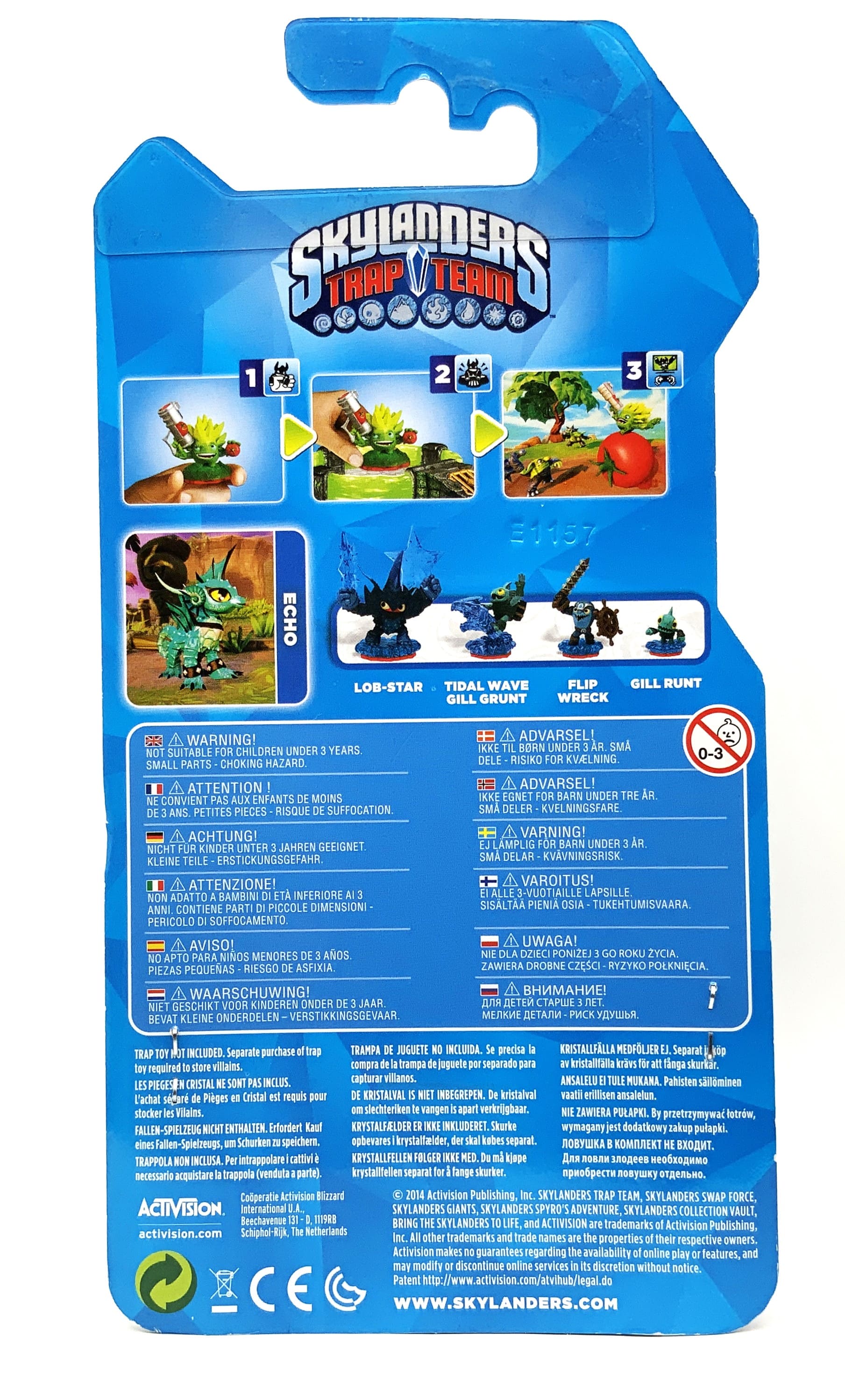 Figurine Echo de Skylanders Trap Team dans son emballage d'origine OVP
