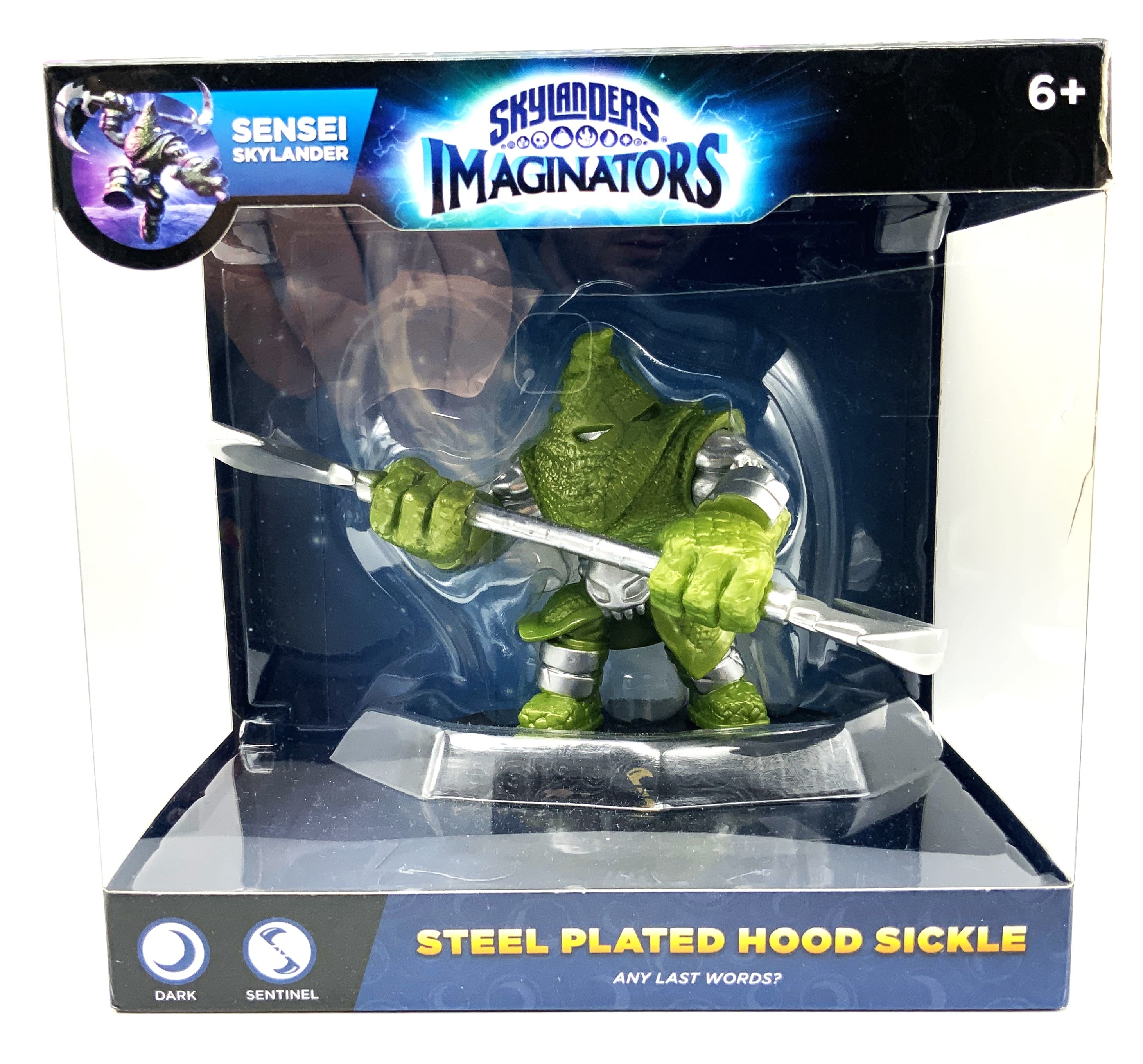 Figurine Skylanders Imaginators en acier plaqué Hood Sickle dans son emballage d'origine OVP
