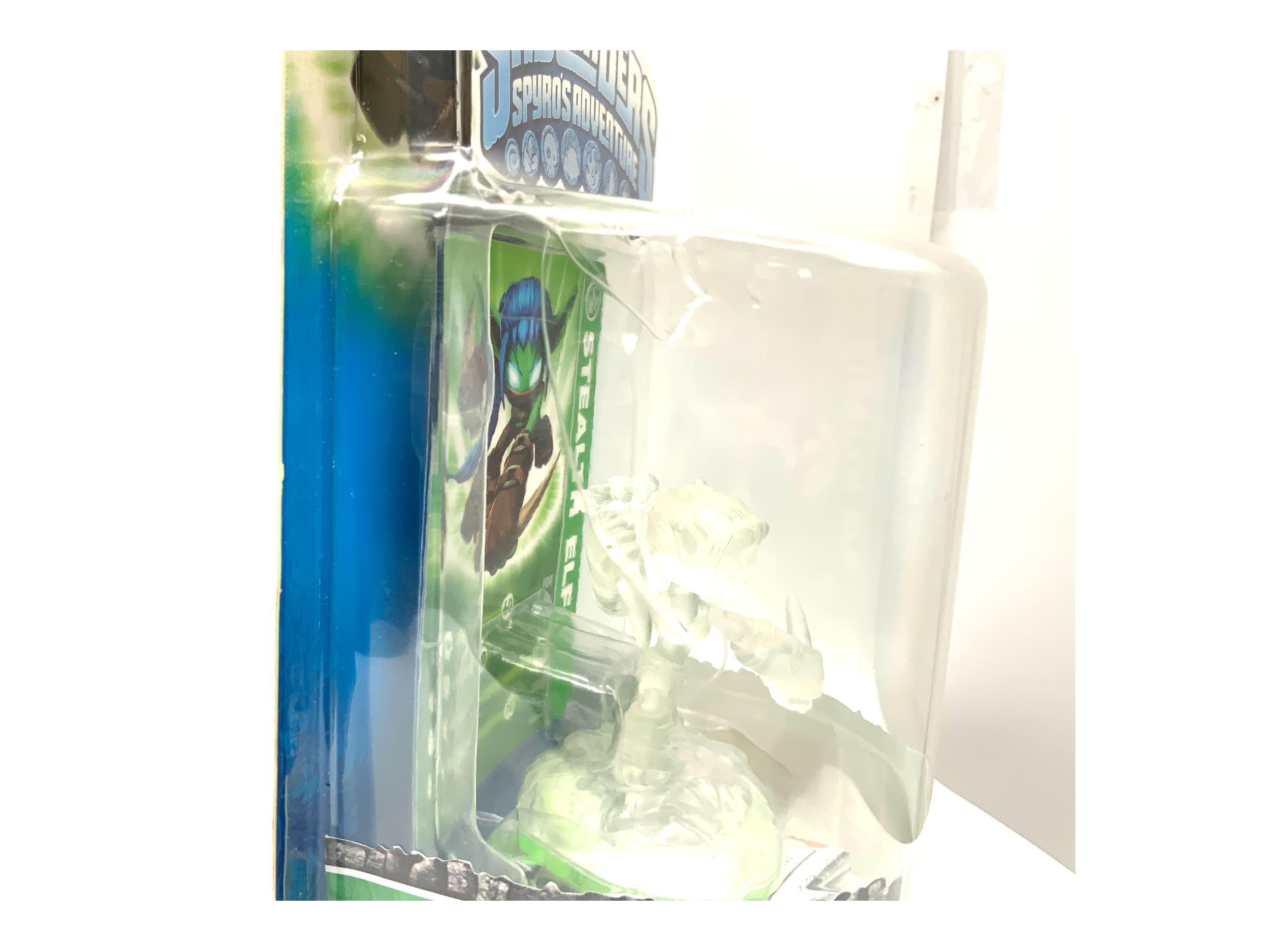 Skylanders Spyros Adventure Crystal Clear Stealth Elf Chase Variante in OVP