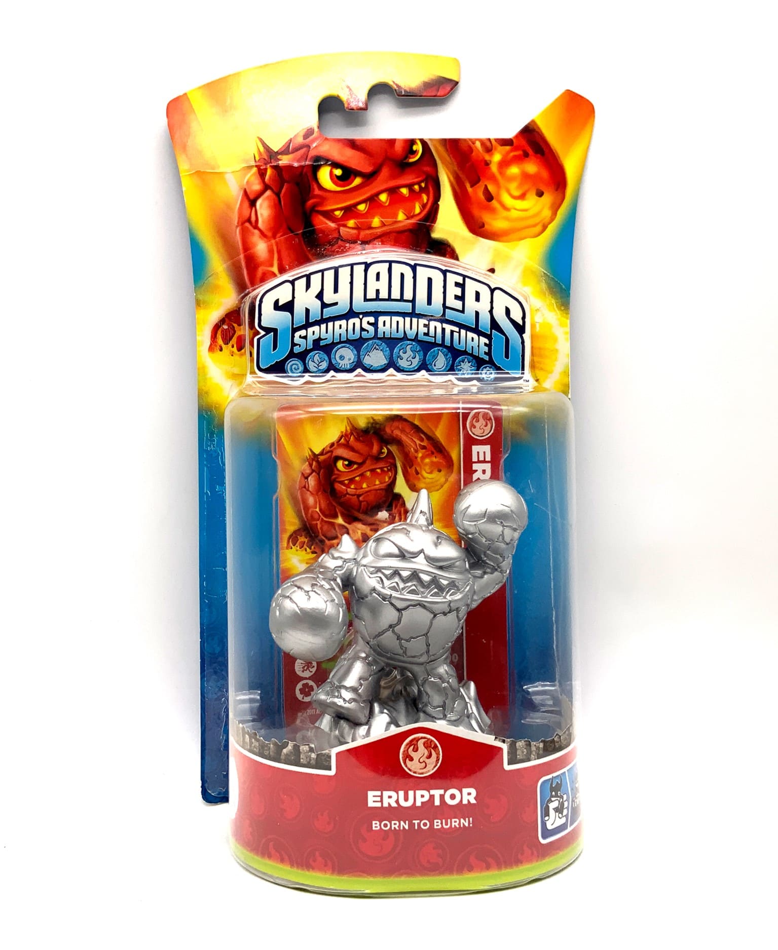 Skylanders Spyros Adventure Silver Eruptor Chase Variante in OVP
