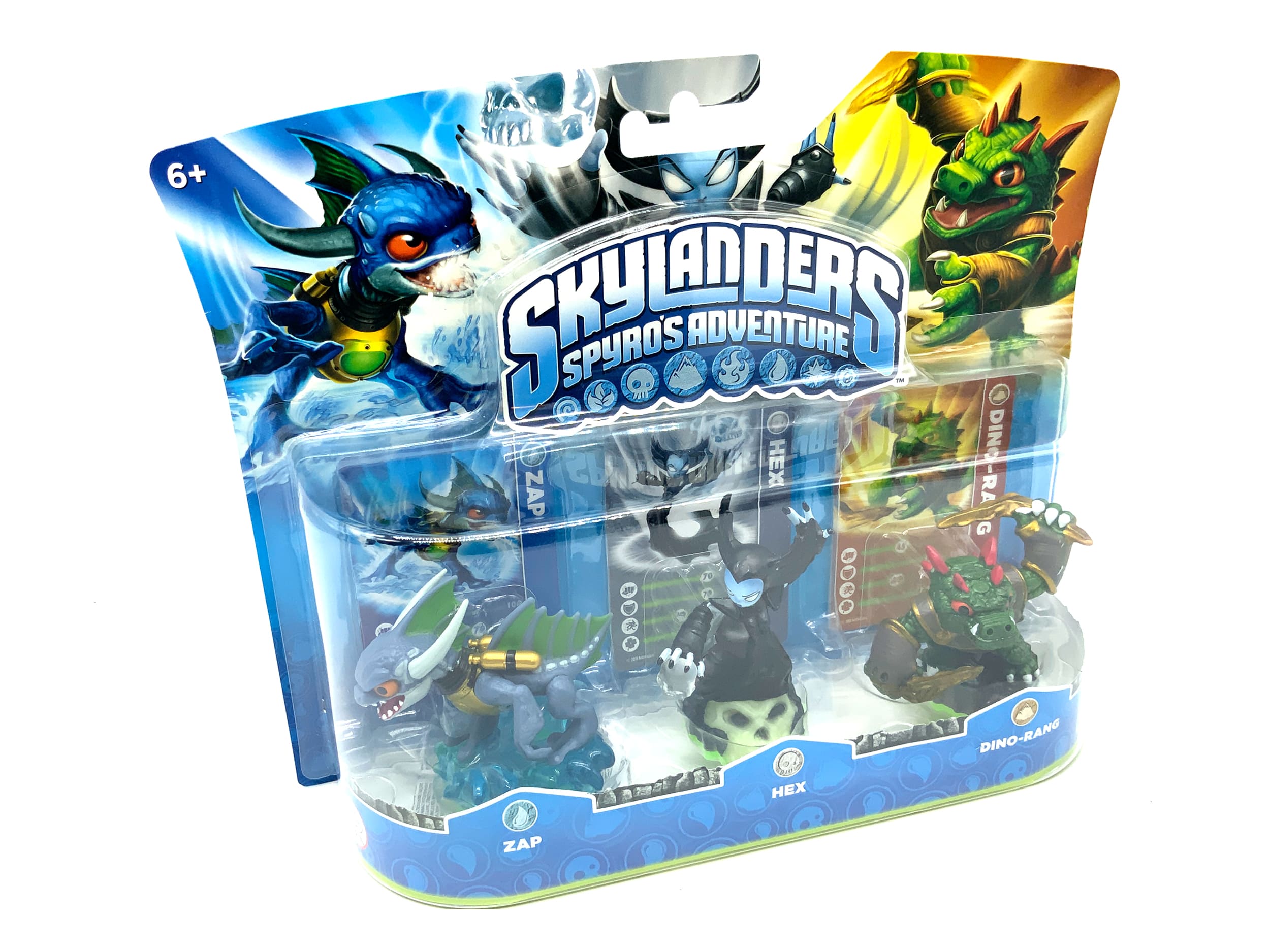 Skylanders Spyros Adventure Triple Pack Zap + Hex + Dino-Rang in OVP