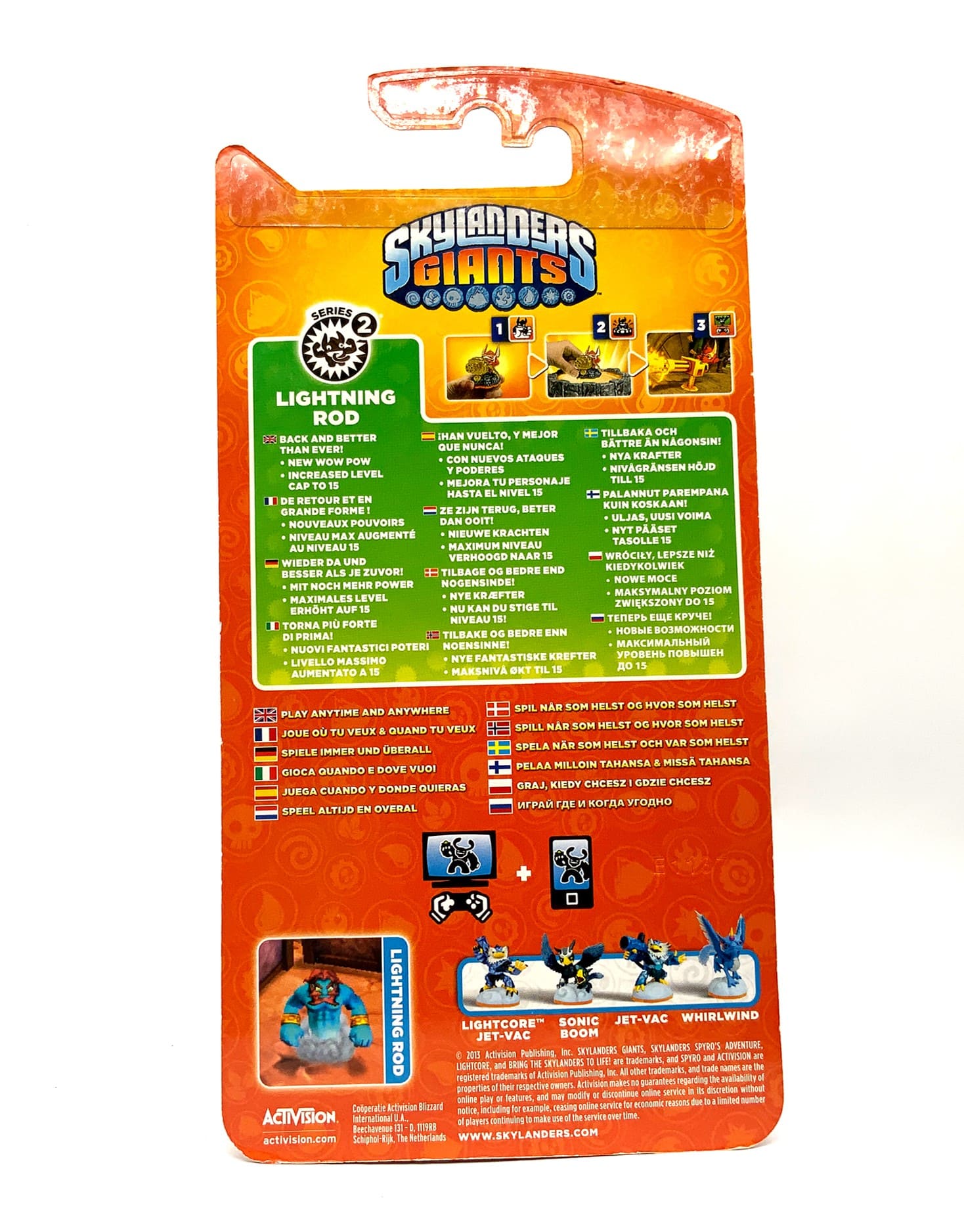 Skylanders Giants Metallic Purple Lightning Rod Chase Variante in OVP