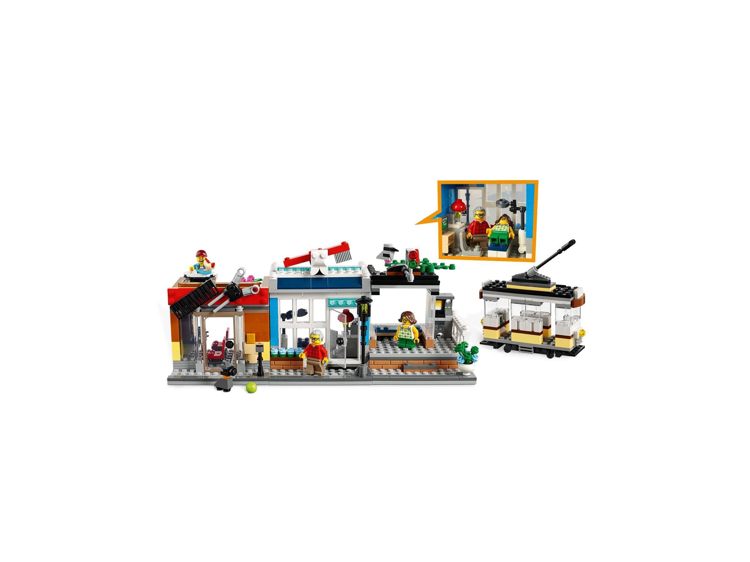 LEGO Creator 31097 Maison de ville avec animalerie et café