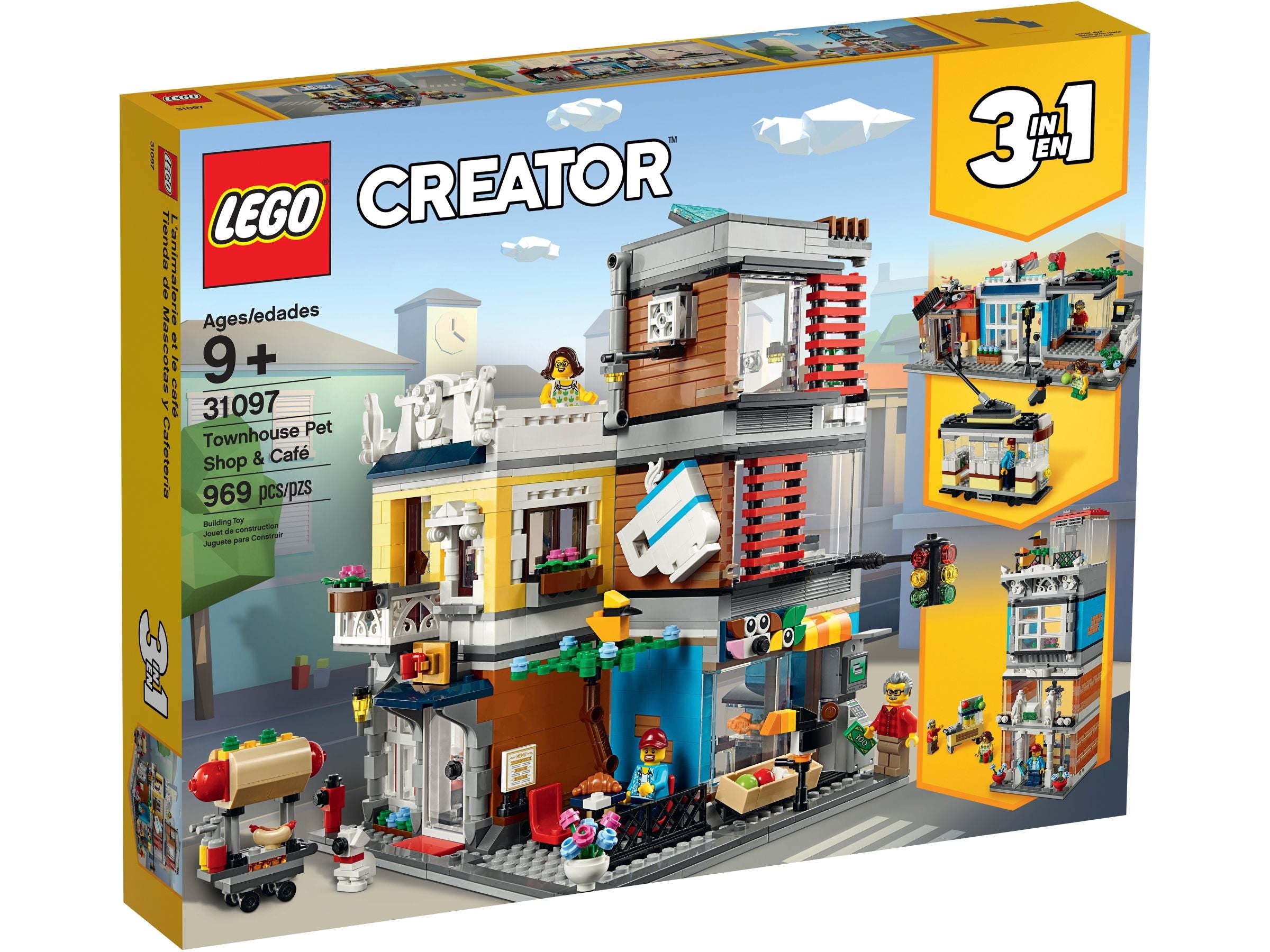 LEGO Creator 31097 Maison de ville avec animalerie et café