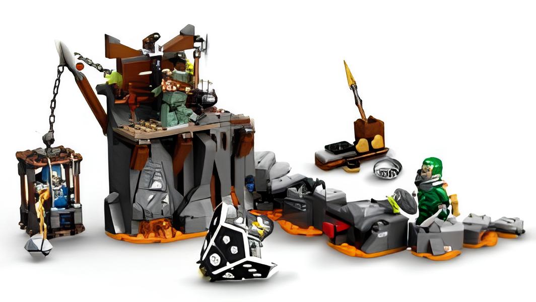 LEGO® Ninjago 71717 Voyage dans les donjons du crâne