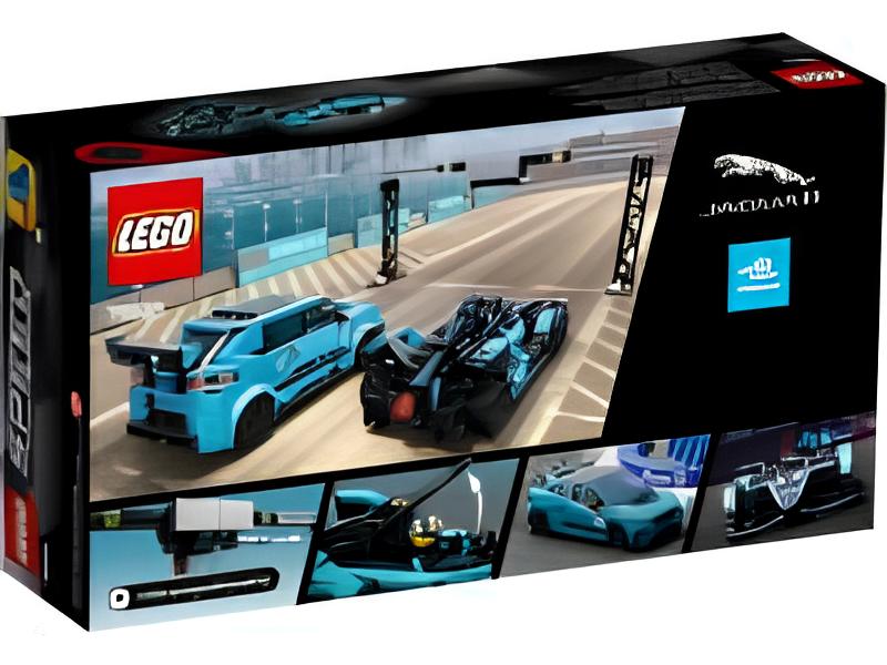 LEGO Speed ​​​​Champions 76898 Voiture de Formule E Panasonic Jaguar Racing GEN2 et Jaguar I-PACE eTROPHY