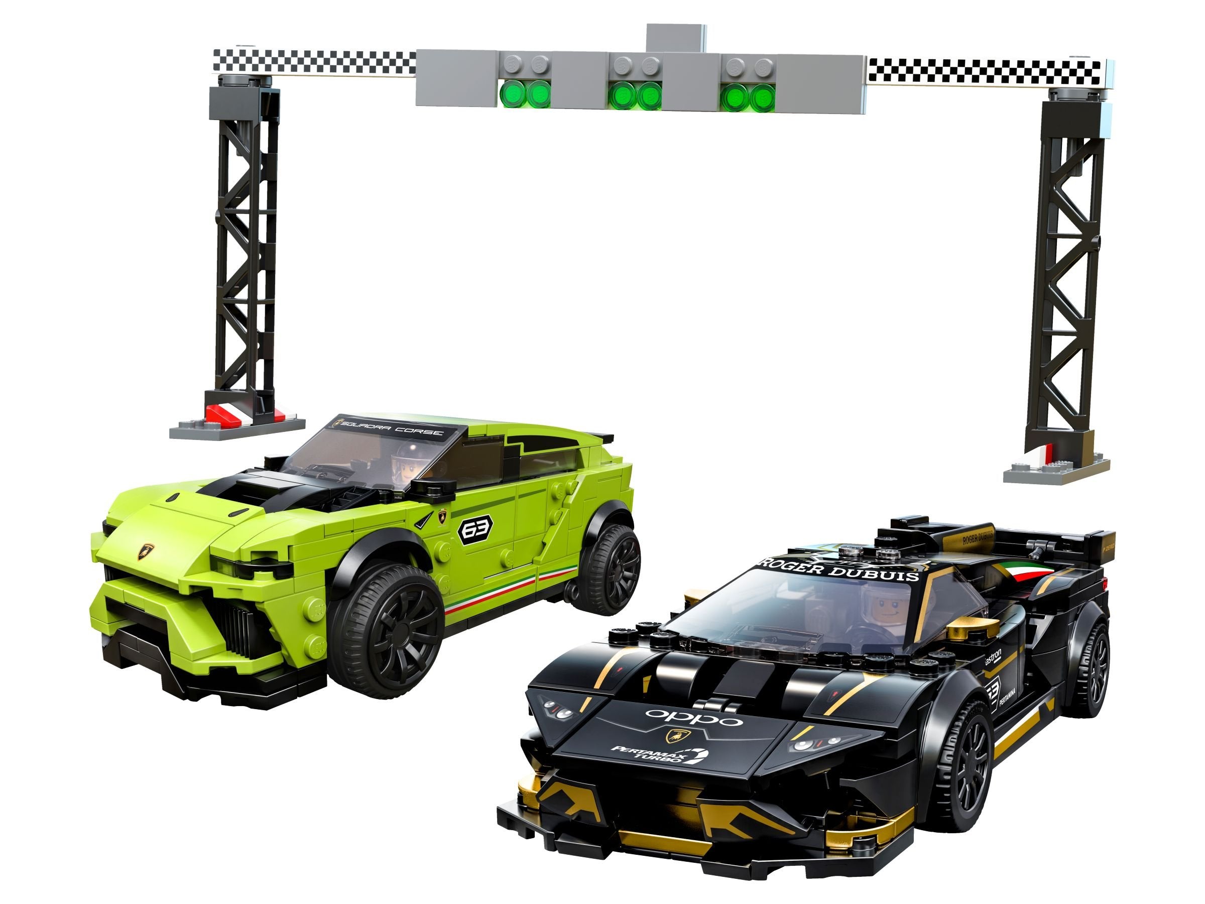 LEGO Speed ​​​​Champions 76899 Lamborghini Urus ST-X et Lamborghini Huracán Super Trofeo EVO