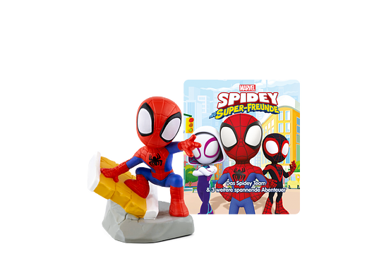 Figurines Tonie MARVEL Spidey et ses super amis - L'équipe Spidey et 3 autres aventures passionnantes Figurine audio pour Toniebox