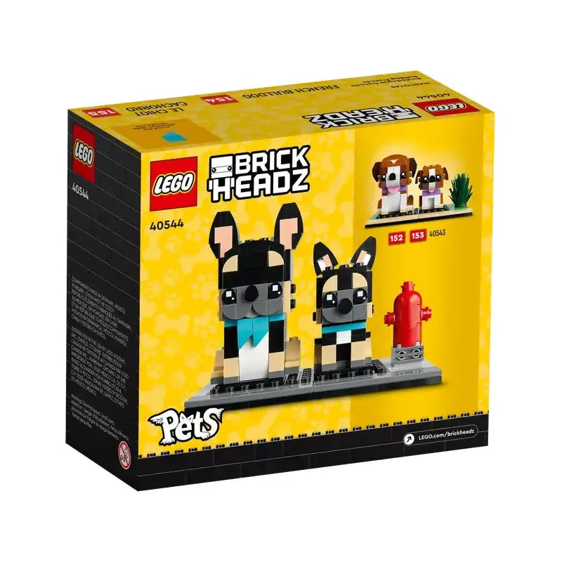 LEGO® Brickheadz Chiot et bouledogue français 40544