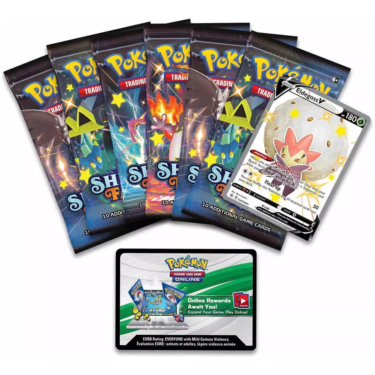 Boîte en métal Pokémon Épée et Bouclier Shining Fates Eldegoss V (anglais)