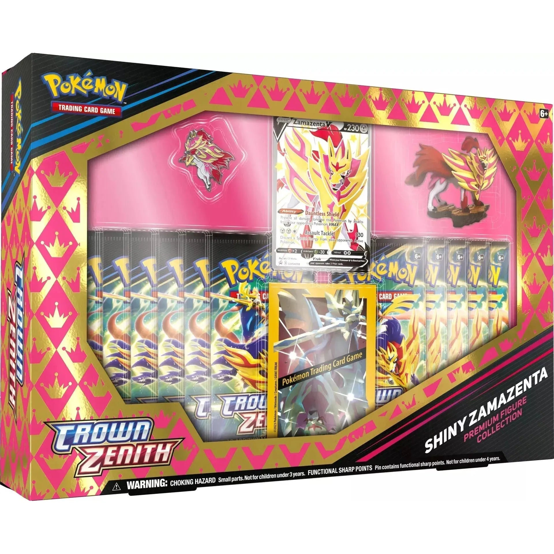 Pokémon Épée et Bouclier Zénith des Rois Shiny Zamazenta Premium Figure Collection (allemand)