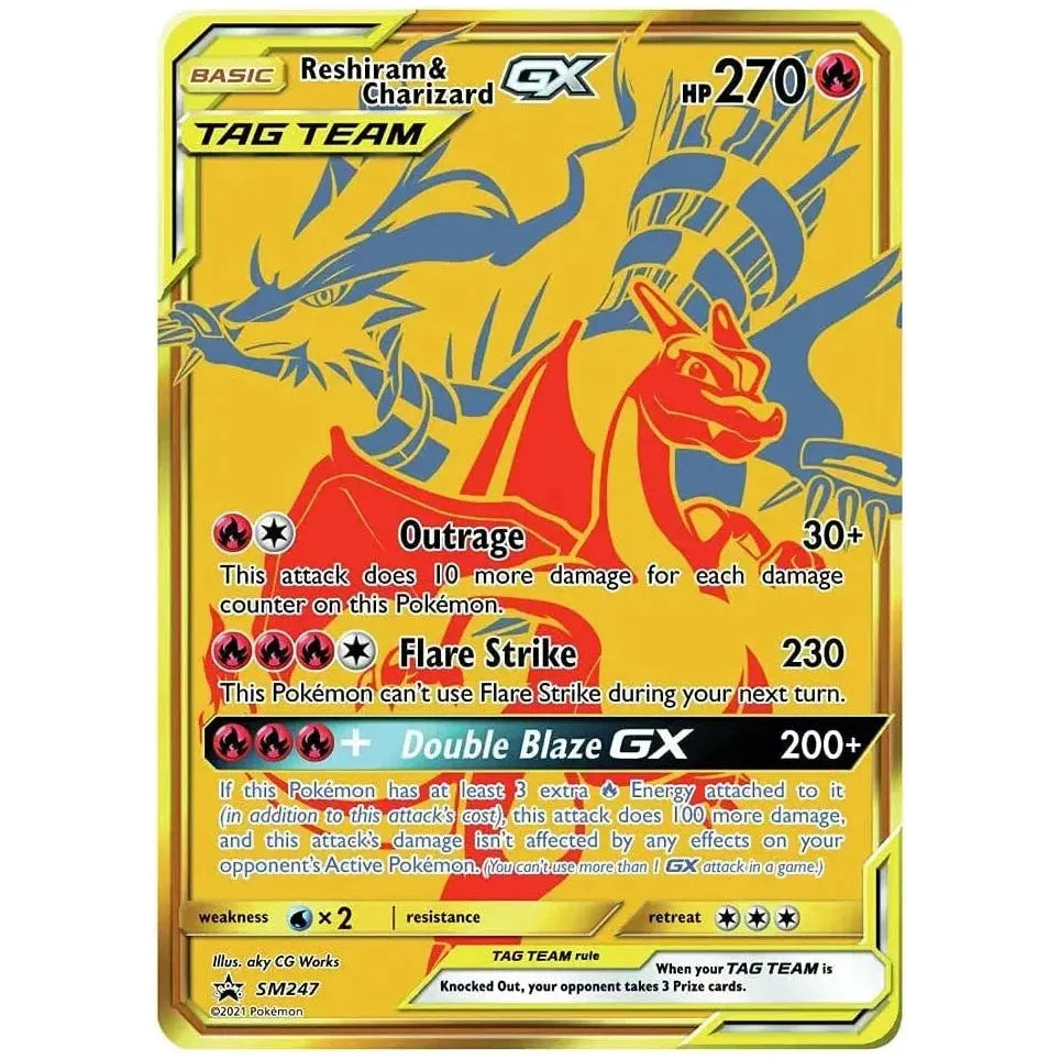 Pokémon Reshiram &amp; Charizard GX Premium Collection (anglais)