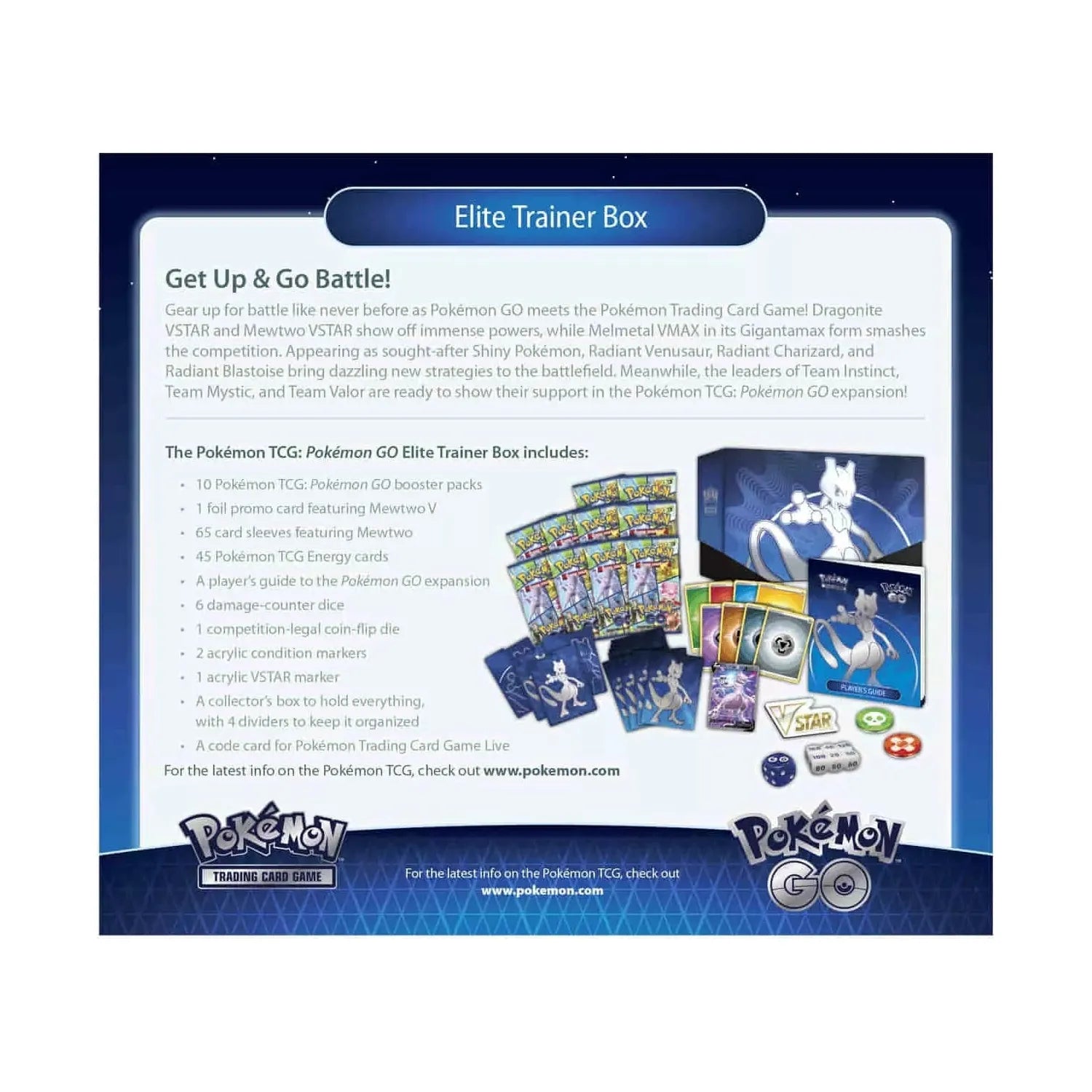 Coffret Dresseur d'élite Pokémon GO Épée et Bouclier (anglais)