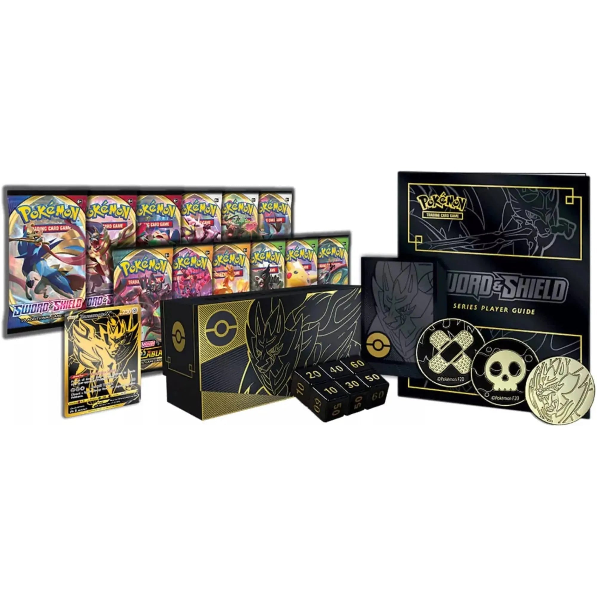 Pokémon Épée et Bouclier Zamazenta Elite Trainer Box Plus (anglais)