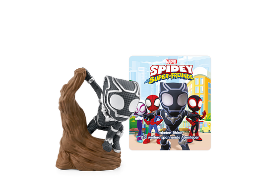 Figurines Tonie MARVEL Spidey et ses super amis - Rocket Rhino et 3 autres aventures passionnantes Figurine audio pour Toniebox