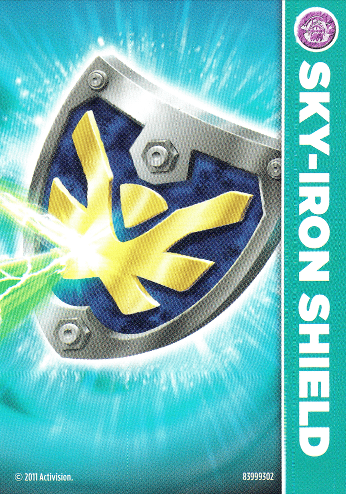 Skylanders Spyros Adventure Sky-Iron Shield Karte