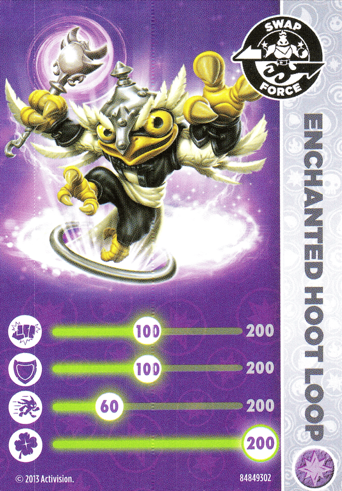 Skylanders Swap Force Enchanted Hoot Loop Karte