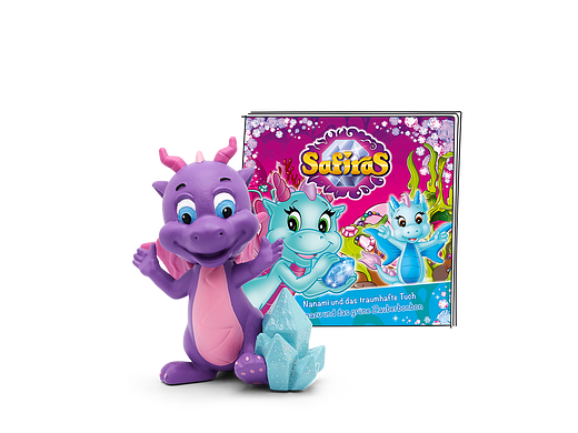 Figurines Tonie Safiras Nanami et l'écharpe de rêve/Ninazu et la figurine audio de bonbon magique vert pour Toniebox