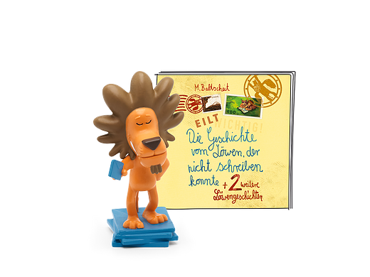 Figurines Tonie Histoires du Lion L'histoire du lion qui ne savait pas écrire et deux autres histoires de lions Figurine audio pour Toniebox