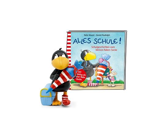 Figurine audio Tonie Figures La Chaussette du Petit Corbeau : Tout est à l'école ! pour Toniebox